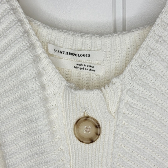 Anthropologie Off the Shoulder, Sleeveless Top, Women's XL, White NWT - Picture 2 of 4